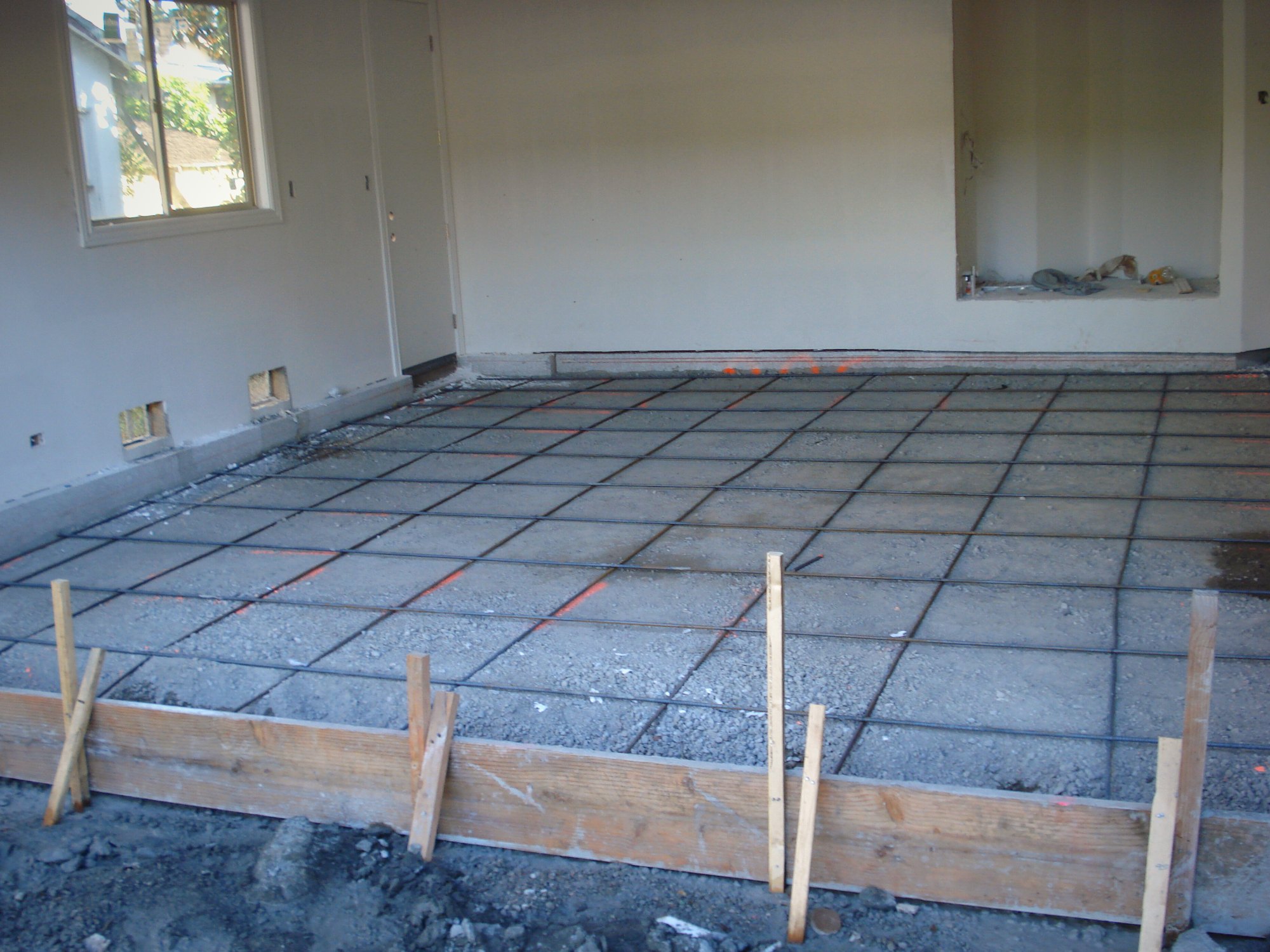 Slab on grade rebar